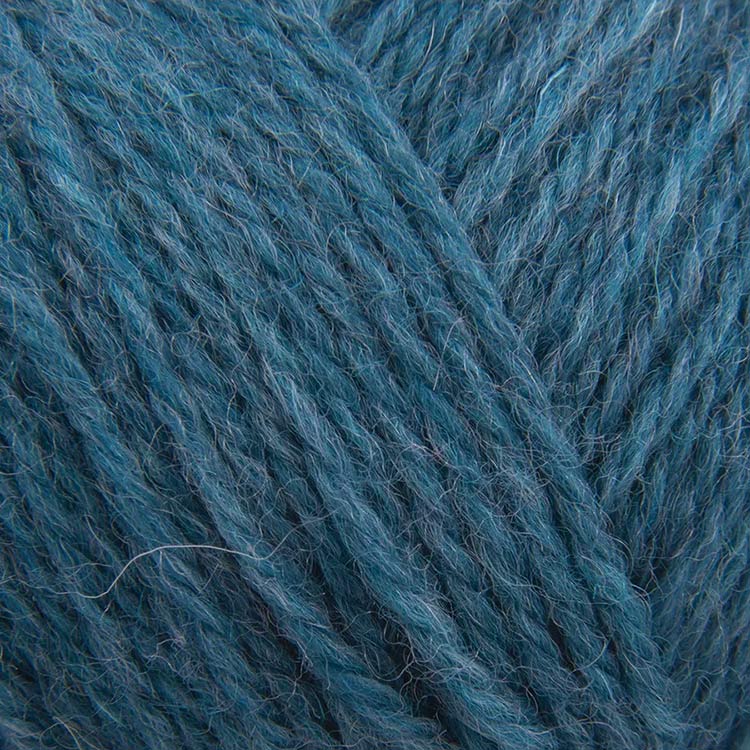Пряжа из Троицка Шотландский твид (1159), бирюзовый меланж, 5 шт. по 100 г — картинка 2