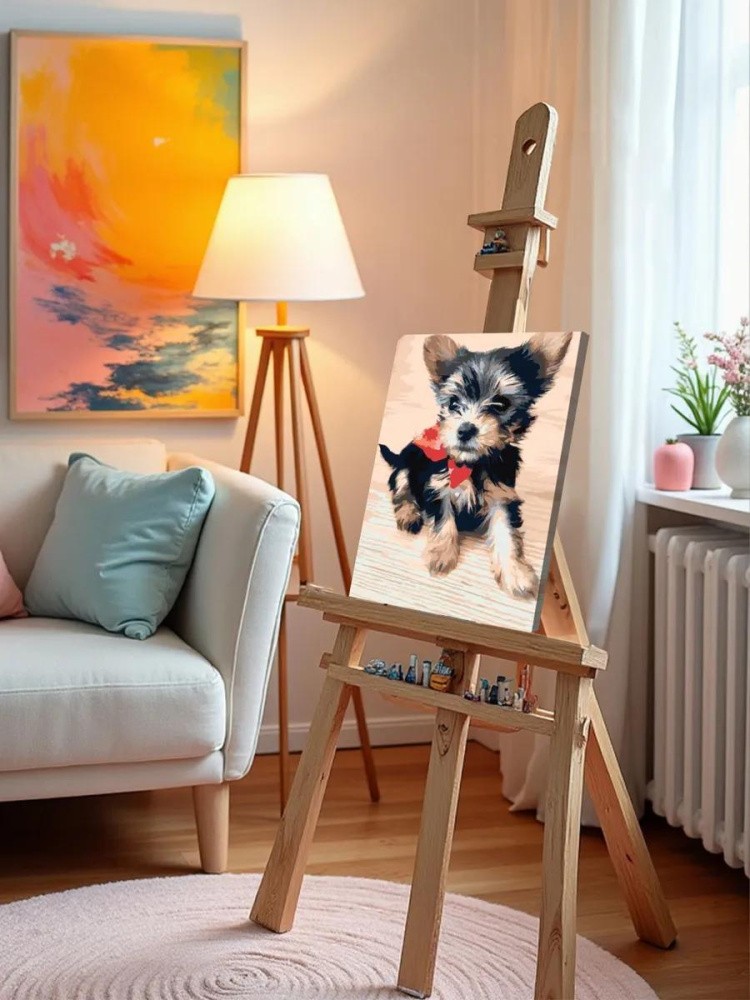 Картина по номерам «Йоркширский терьер» — картинка 10