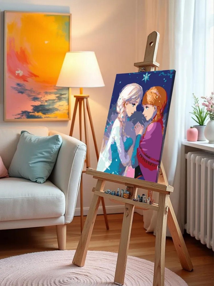 Картина по номерам «Холодное сердце» — картинка 10