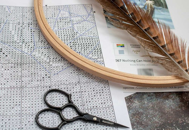 Набор для вышивания «Nothing Can Hold Back A Dream (Ничто не может удержать мечту)» — картинка 5