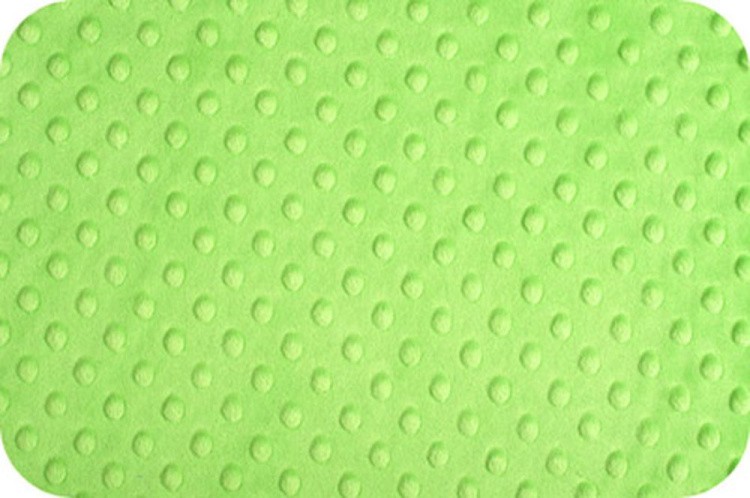 Плюш CUDDLE DIMPLE, 48x48 см, 455 г/м2, 100% полиэстер, цвет: DARK LIME, Peppy