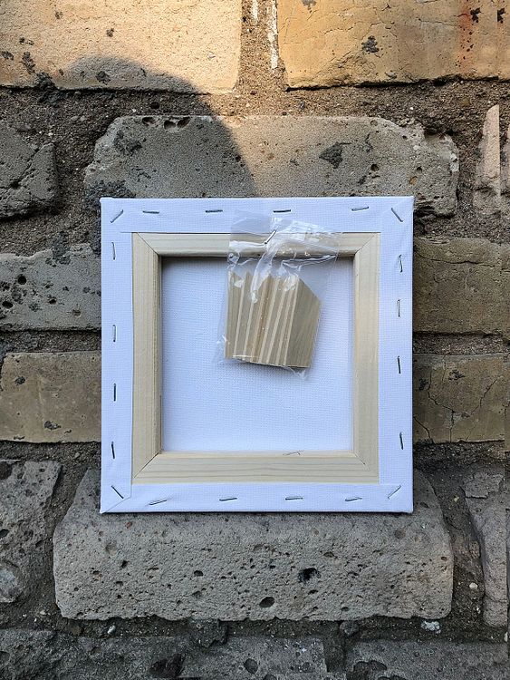 Холст на подрамнике Magic4Hobby 20х20 см, хлопок 100%, мелкое зерно — картинка 5