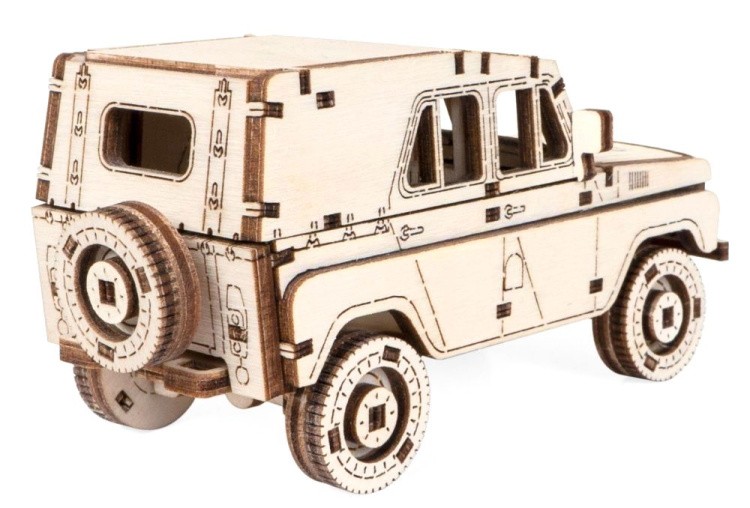 Деревянный конструктор «Внедорожник Боец», Армия России — картинка 2