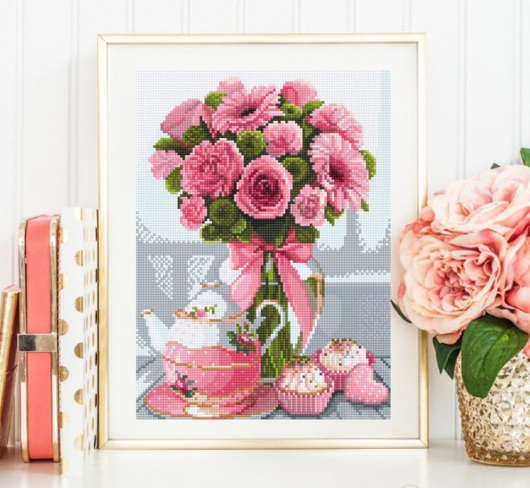 Алмазная вышивка «Дыхание любви» — картинка 3