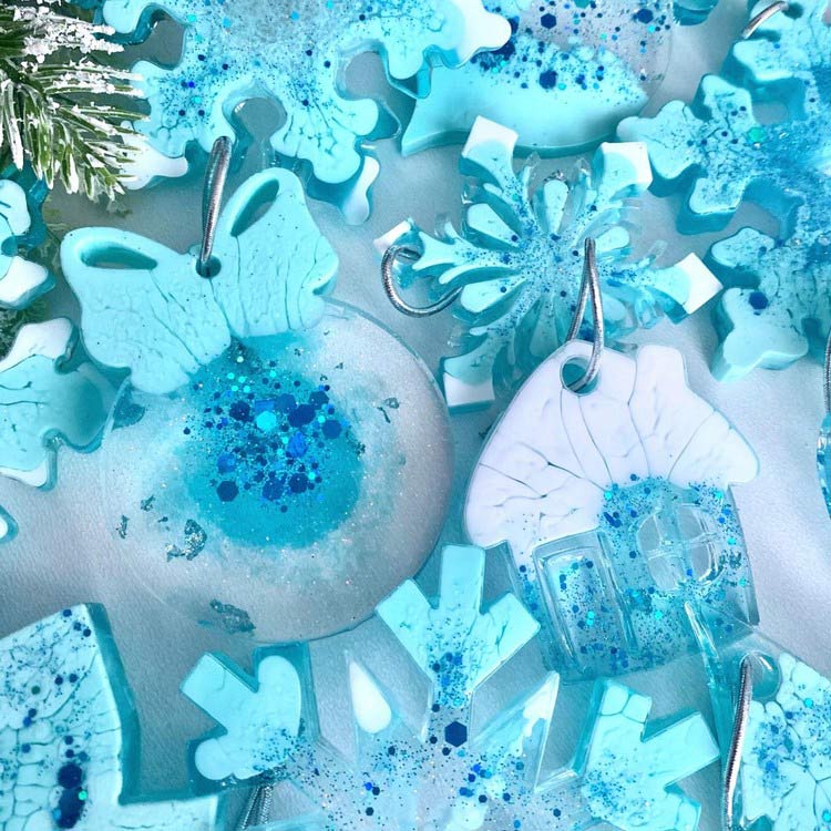 Набор для создания картины эпоксидной смолой Новогодний набор №5, Art Blong — картинка 3