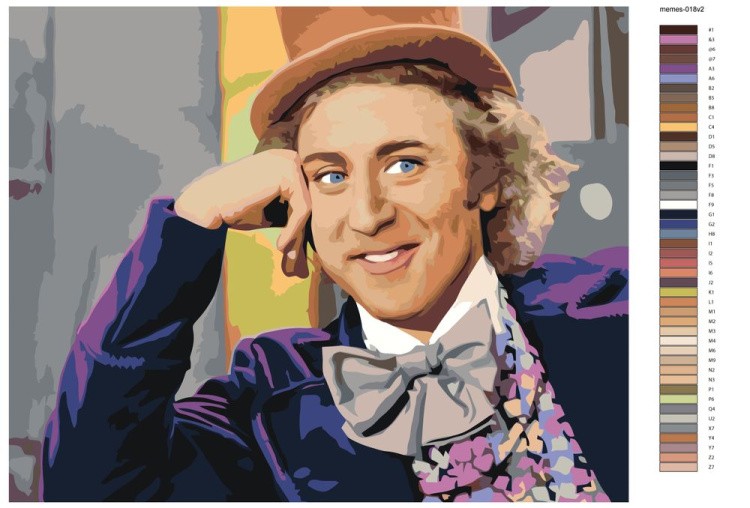 Картина по номерам «Мем: Ну давай, расскажи мне» — картинка 2