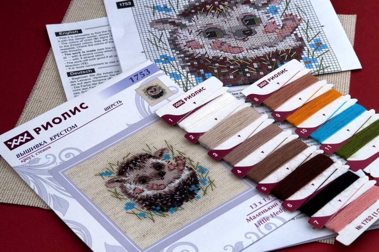 Набор для вышивания «Маленький ежик» — картинка 5