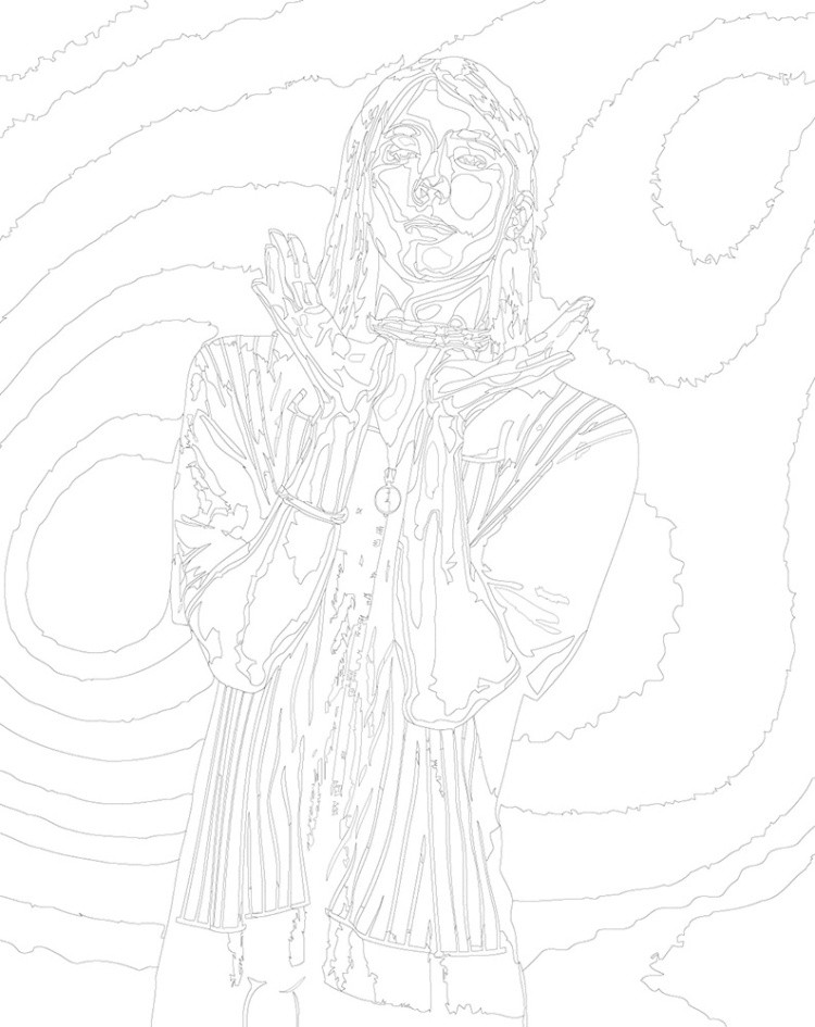 Картина по номерам «Рэпер Heronwater: Арсений портрет» — картинка 3