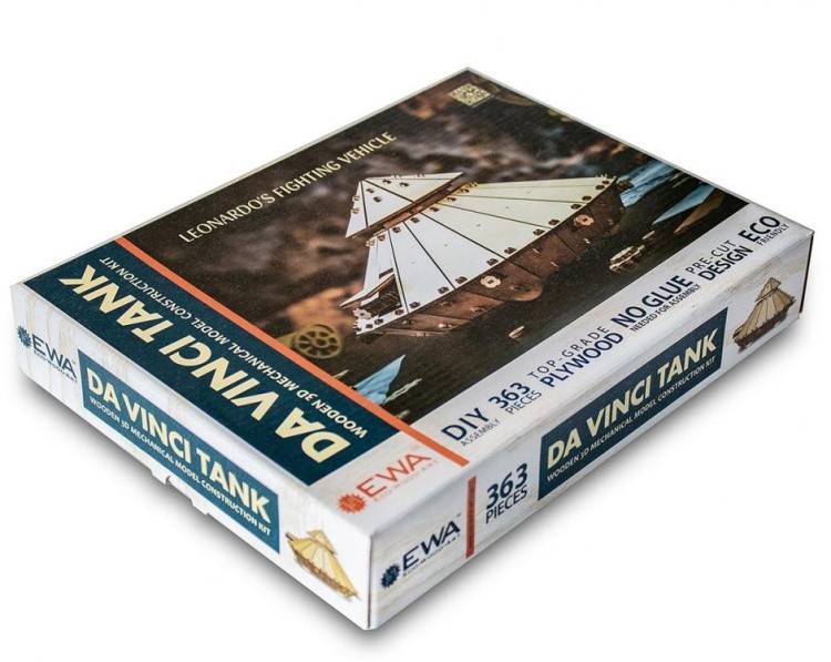 Конструктор из дерева «Танк Да Винчи», Eco Wood Art — картинка 7