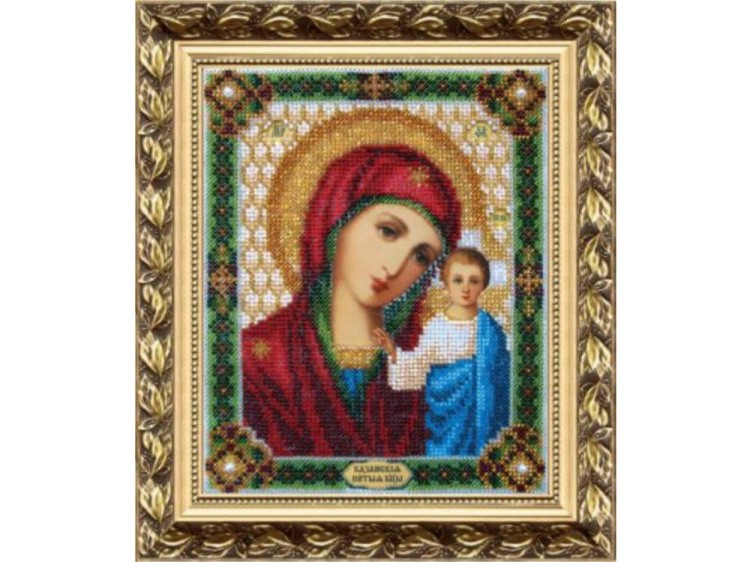 Набор для вышивки бисером «Икона Божьей Матери Казанская»