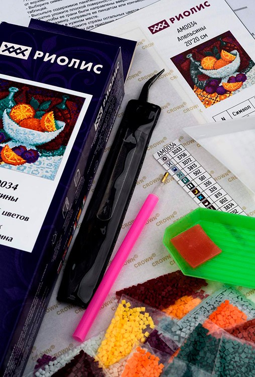 Алмазная вышивка «Апельсины» — картинка 3