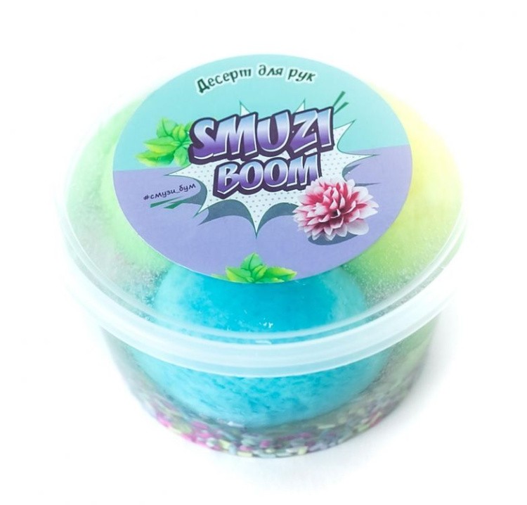 Слайм-десерт для рук Smuzi boom Флоат с ароматом мяты, 200 гр
— картинка 2