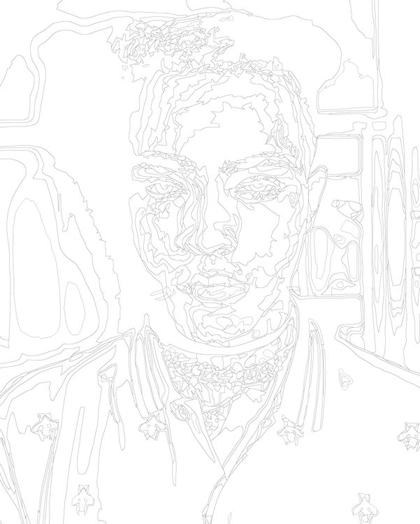 Картина по номерам «XXXTENTACION 4» — картинка 3