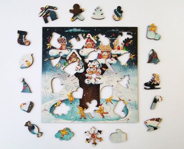 Фигурный пазл «Пряничное настроение» — картинка 3