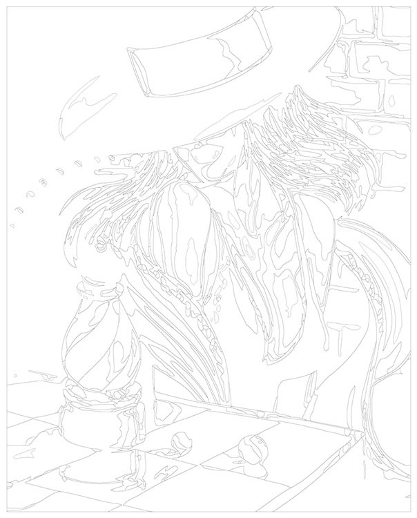 Картина по номерам «Шахматная партия» — картинка 3