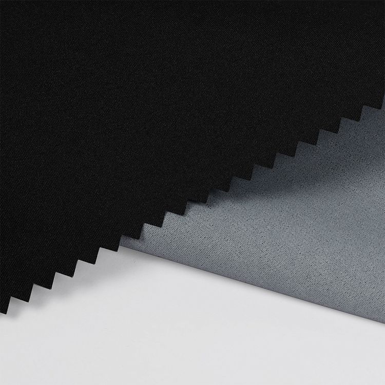 Ткань курточная Дюспо 240T, с пропиткой, PU MILKY, 1 м х 150 см, 80 г/м², цвет: черный, TBY — картинка 2