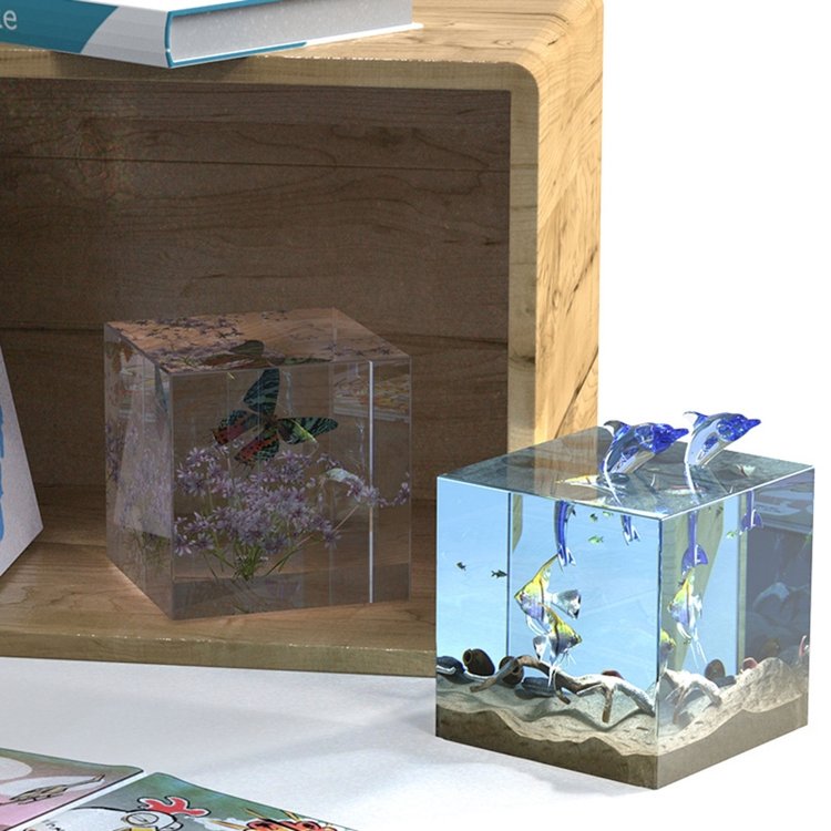 Силиконовый молд - Куб, 8см 1 шт. — картинка 2