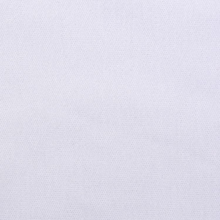 Ткань трикотаж 98% хлопок 2% эластан, 185х100 см, цвет: 02 белый, TBY — картинка 2