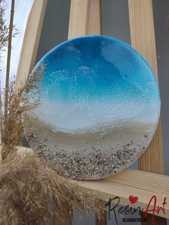 Галечный пляж - Набор для рисования эпоксидной смолой (Море) — картинка 5