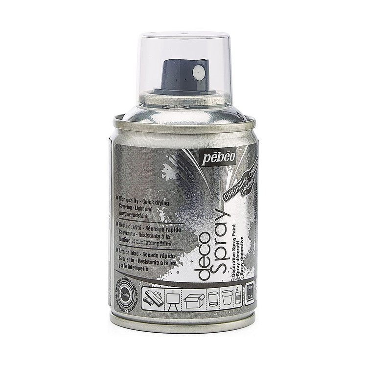 Краска decoSpray, 093781 Под серебро хром — картинка 4