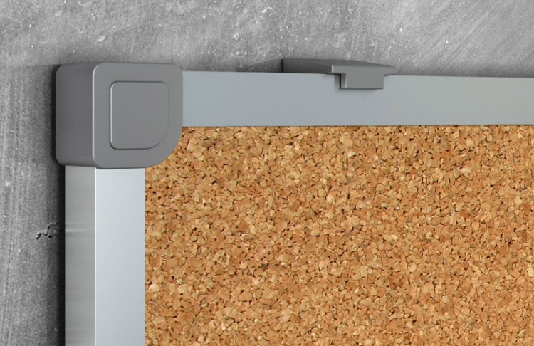 Доска пробковая в алюминиевой раме 45x60 см (в картонной упаковке) — картинка 2