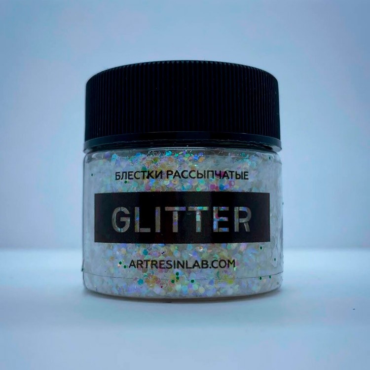 Глиттер Кристалл средний 25 мл, Art Resin LAB — картинка 3