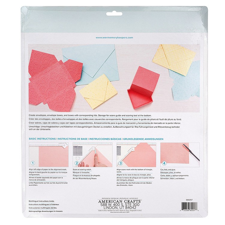 Доска для биговки и создания конвертов и коробок, We R Memory Keepers — картинка 2