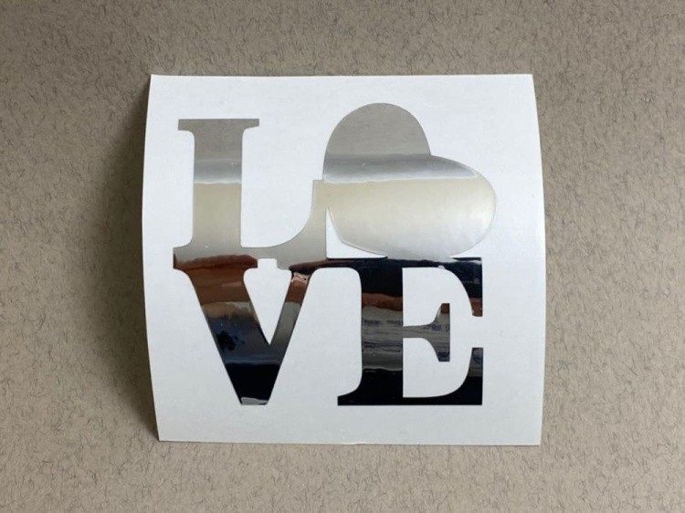 №214 Наклейка (Серебро) Sticker, Art Blong — картинка 2