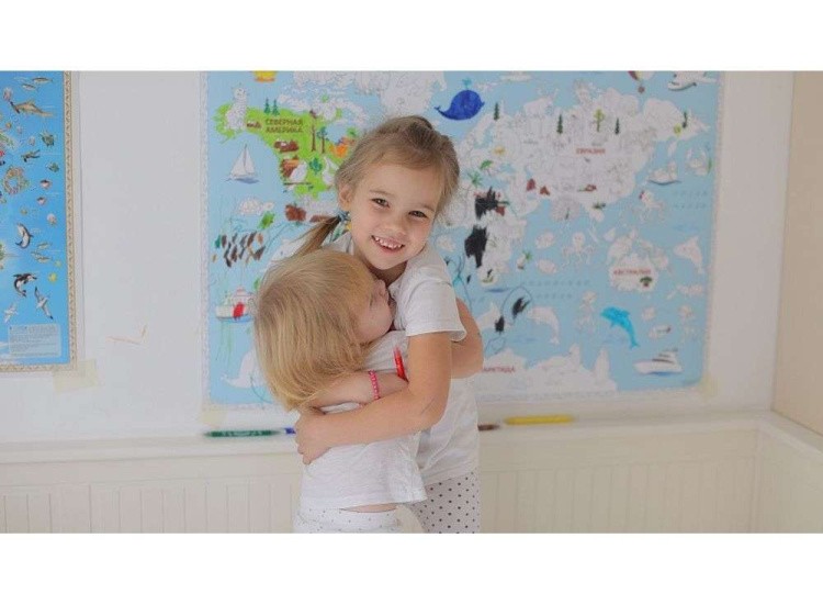 Карта-раскраска «Обитатели Земли» — картинка 3