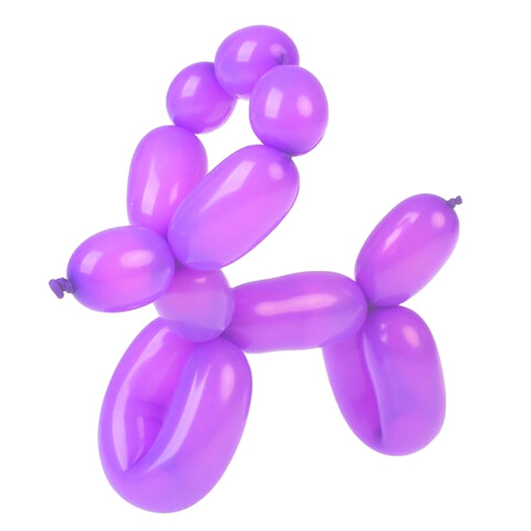 Шары воздушные для моделирования, 2х60" (5х150 см), комплект 10 шт., с насосом — картинка 3