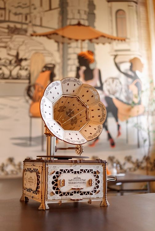 Конструктор из дерева «Граммофон», Eco Wood Art — картинка 4