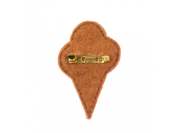 Набор для вышивания «Брошь. Вафельный рожок» — картинка 2