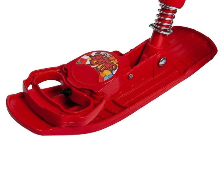 Снегокат детский со спинкой Тимка спорт 4-1 с граффити — картинка 9