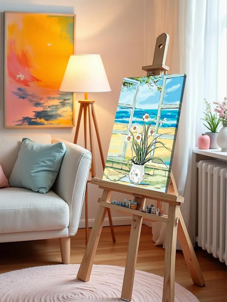 Картина по номерам «Нарциссы» — картинка 9