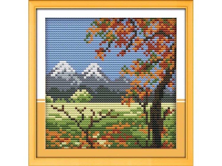 Набор для вышивания «Осень в горах» — картинка 2