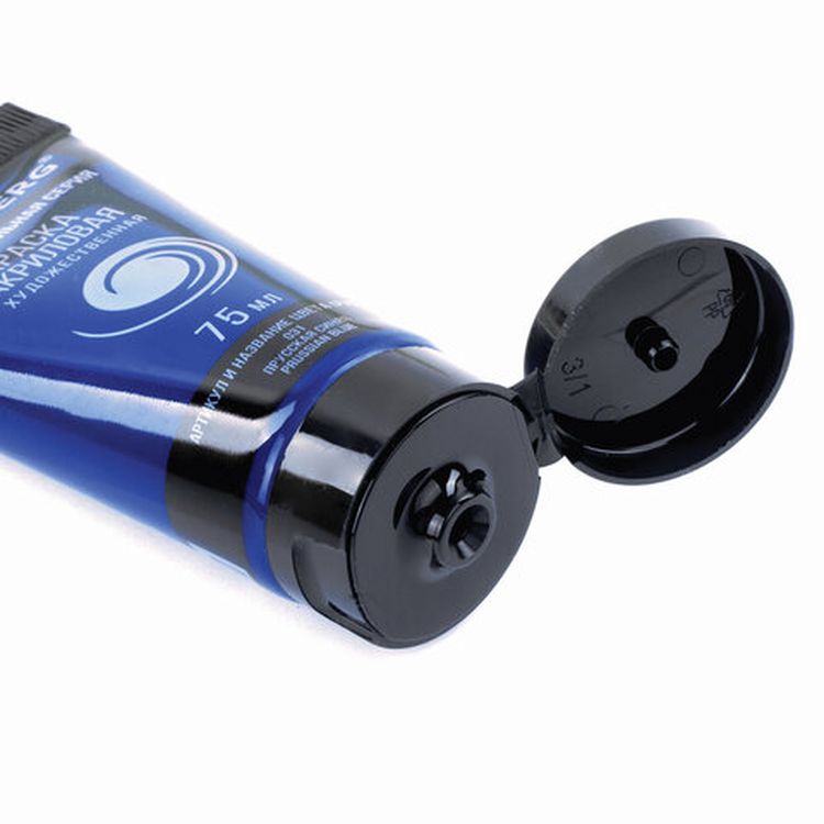 Краска акриловая художественная BRAUBERG ART CLASSIC, туба 75мл, прусская синяя — картинка 3