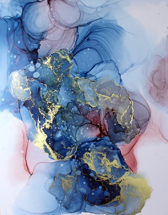 Подарочный набор для рисования алкогольными чернилами, 2 планшета, Art Blong — картинка 2