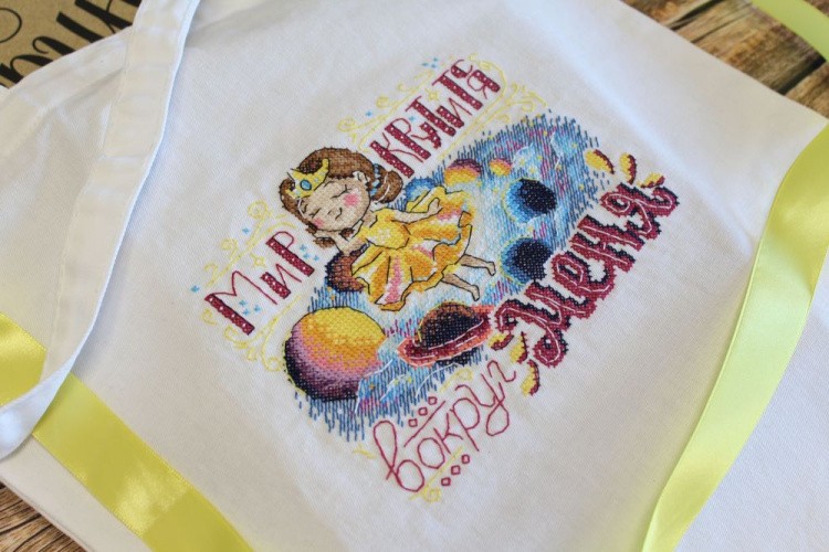 Набор для вышивания «Мир крутится вокруг меня» — картинка 4