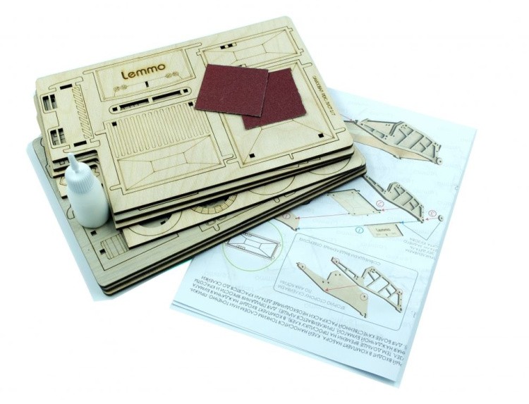 Конструктор из дерева «Самосвал Рекс», Lemmo — картинка 6