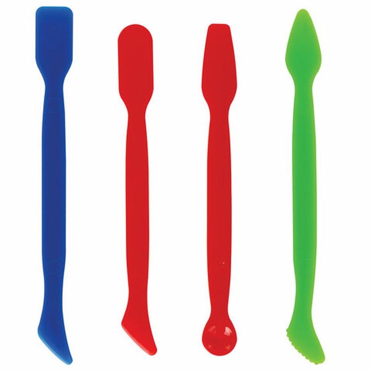 Стеки для лепки ПИФАГОР, набор 4 шт., цветные — картинка 2