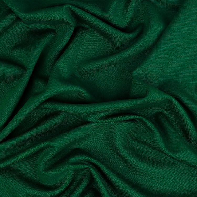 Ткань Джерси, 5 м x 155 см, 350 г/м², цвет: темно-зеленый, TBY — картинка 5