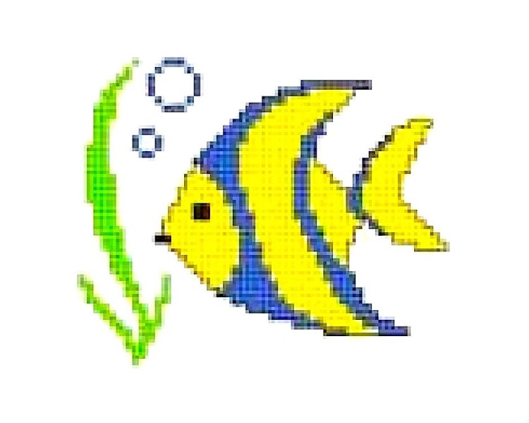Набор для вышивания «Полосатая рыбка»