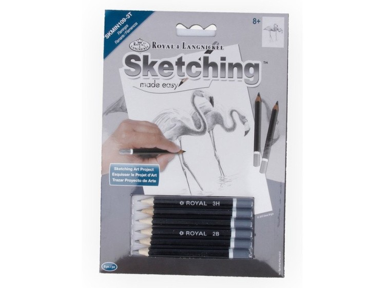 Набор для скетчинга «Фламинго» — картинка 2