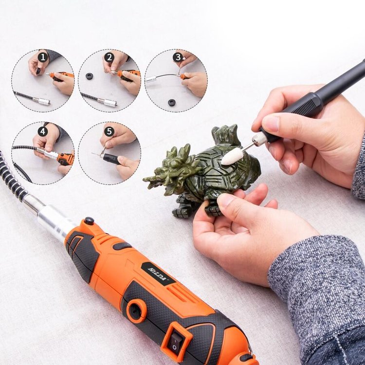 Электрический гравер + набор аксессуаров — картинка 4