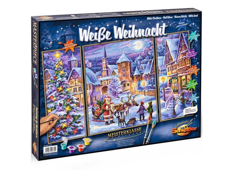 Картина по номерам «Белое Рождество» — картинка 2