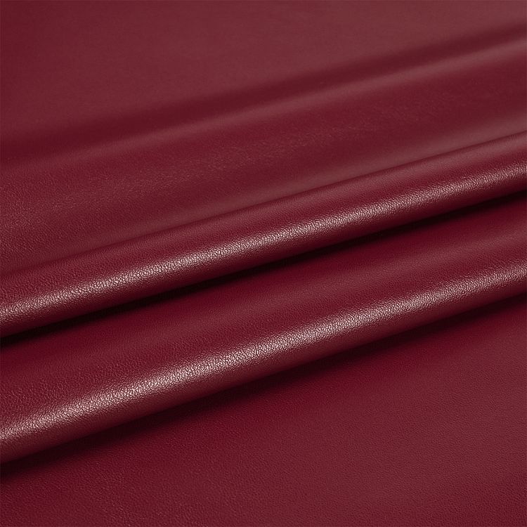Кожа на трикотаже, 5 м x 137 см, 220 г/м², цвет: бордовый, TBY — картинка 4