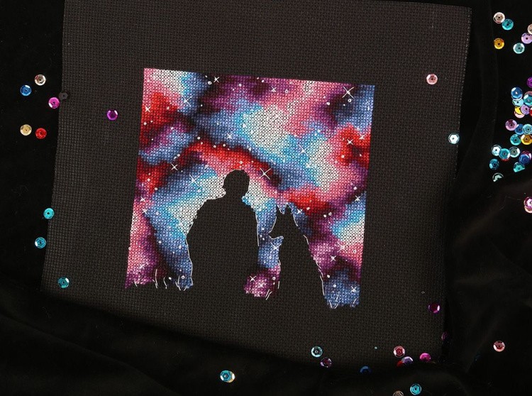 Набор для вышивания «Лучшие друзья во Вселенной» — картинка 3