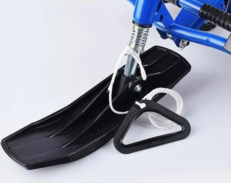 Снегокат детский 507 TWINS BABY Wheel со спинкой для двоих — картинка 4