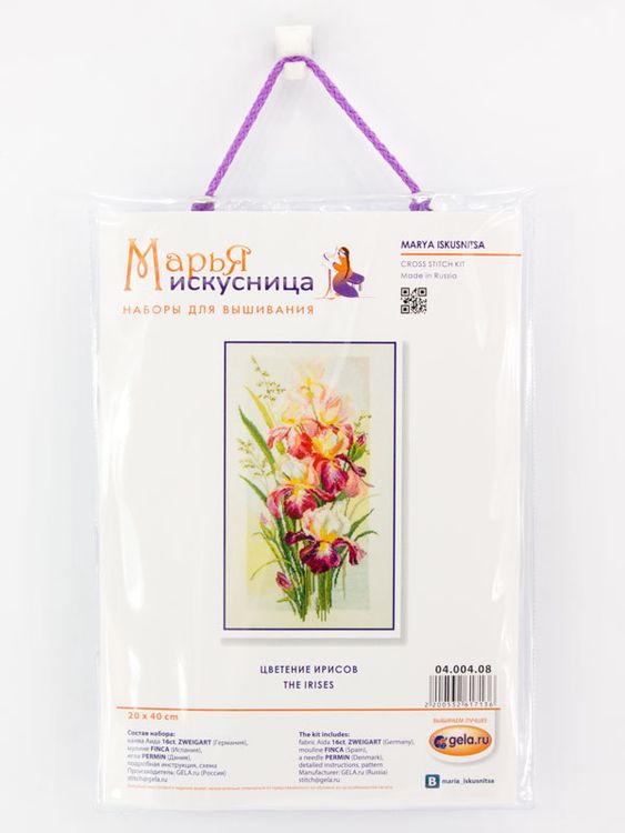 Набор для вышивания «Цветение ирисов» — картинка 2