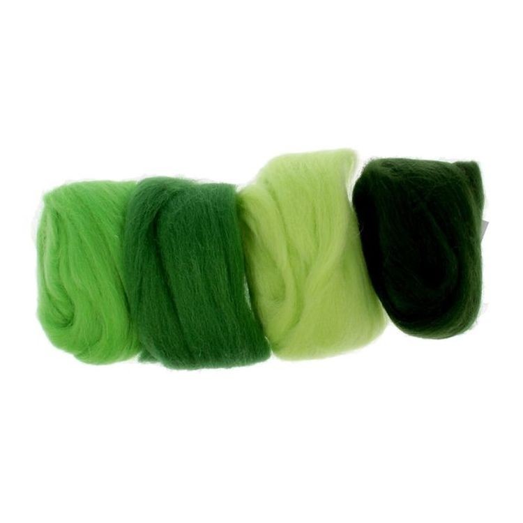 Шерсть для валяния Gamma AFW-040 (ассорти № 7), 50 г — картинка 2